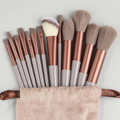 8/13PCS Makeup Brushes Set Fluffy Soft  for Beauty Cosmetics Foundation Blush Eyeshadow Kabuki Blending Makeup Brush Tools