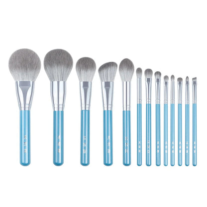 MyDestiny Blue Iris 13pcs Makeup Brush Set&Kit Super Soft Fiber High Quality Face&Eye Foundation Eyeshadow Powder Brush