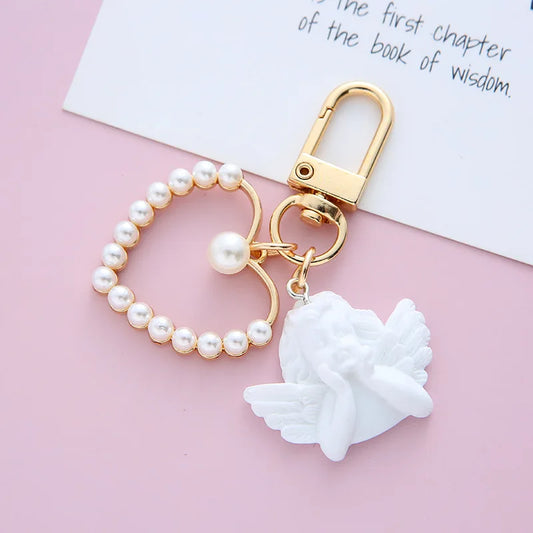 Angel Heart Keychain Christening Favor | Grace Galeria