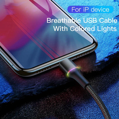 Baseus Lighting USB Cable For iPhone 14 13 12 11 Pro Max X Fast Charging Charger Cable For iPhone 8 7 6 6s iPad Data Wire Cord