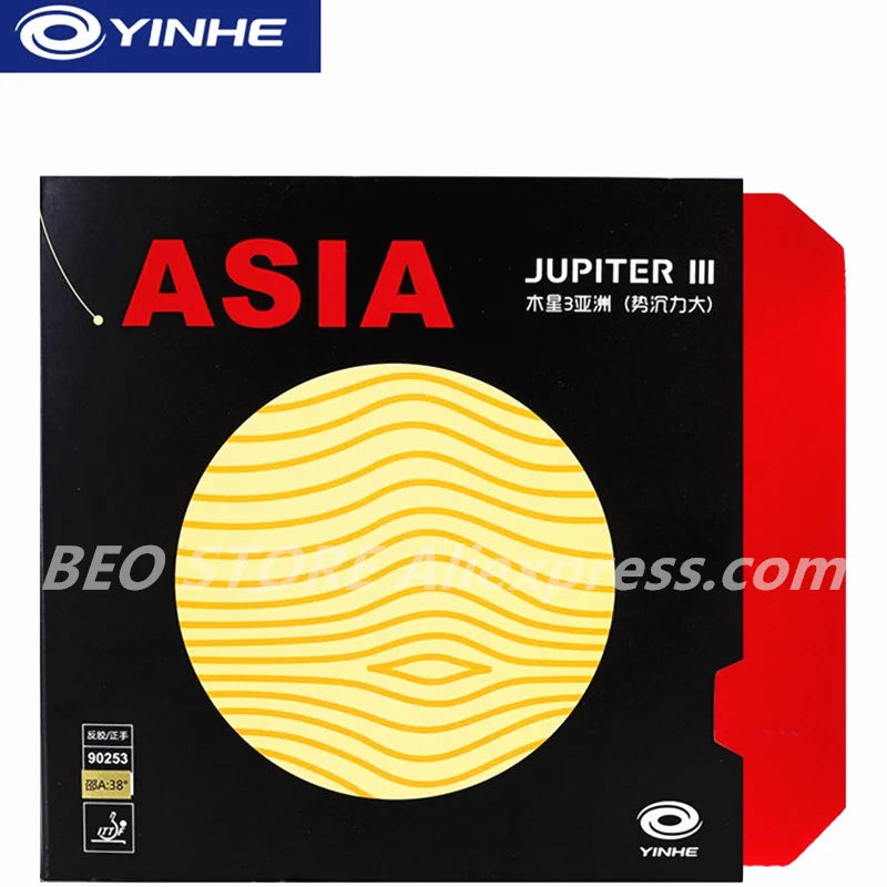 YINHE JUPITER 3 JUPITER III (Sticky, Attack & Loop, Forehand) Galaxy Table Tennis Rubber Ping Pong Sponge