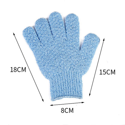 Five Fingers Bath Gloves Household Shower Towel Scrub Body Wash Children Home Supply Elastic Wipe Back Bathing Cleaning Gloves