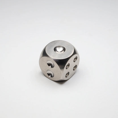 Titanium Alloy TC4 Solid Dice Traditional Creative EDC Dice Toy