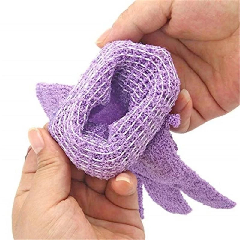 Five Fingers Bath Gloves Household Shower Towel Scrub Body Wash Children Home Supply Elastic Wipe Back Bathing Cleaning Gloves