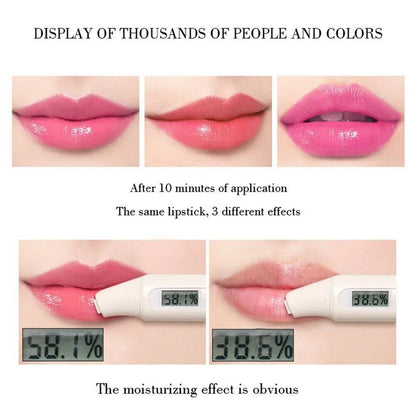 1 Pcs Aloe Vera Magic Lip Balm Color Change Natural Moisture Lipstick Temperature Nutritious Safe Ingredients Care Makeup Lips