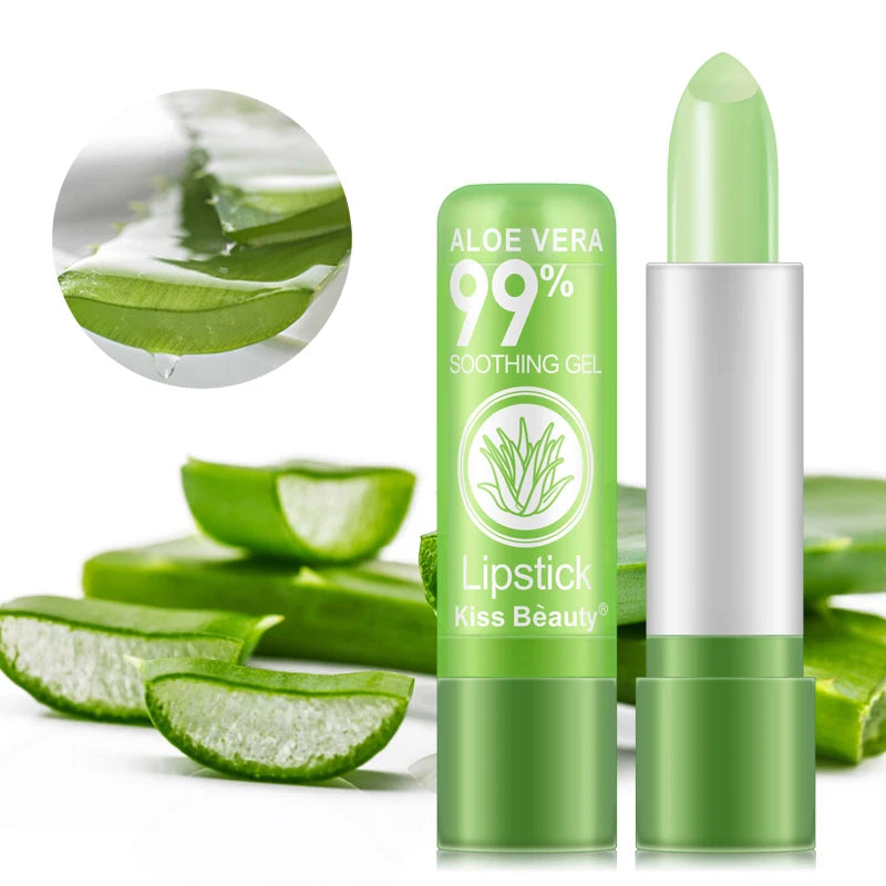 Aloe Vera Lipstick Color Changing Lip Balm Lasting Moisturizing Moisturizing Waterproof Temperature Change Lip Balm