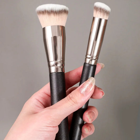 Makeup Brushes Foundation Concealer Angled Seamless Cover Synthetic Dark Circle Liquid Cream Cosmetics Contour Brush Beauty Tool