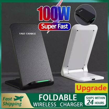 100W Foldable Wireless Charger Stand | Grace Galeria