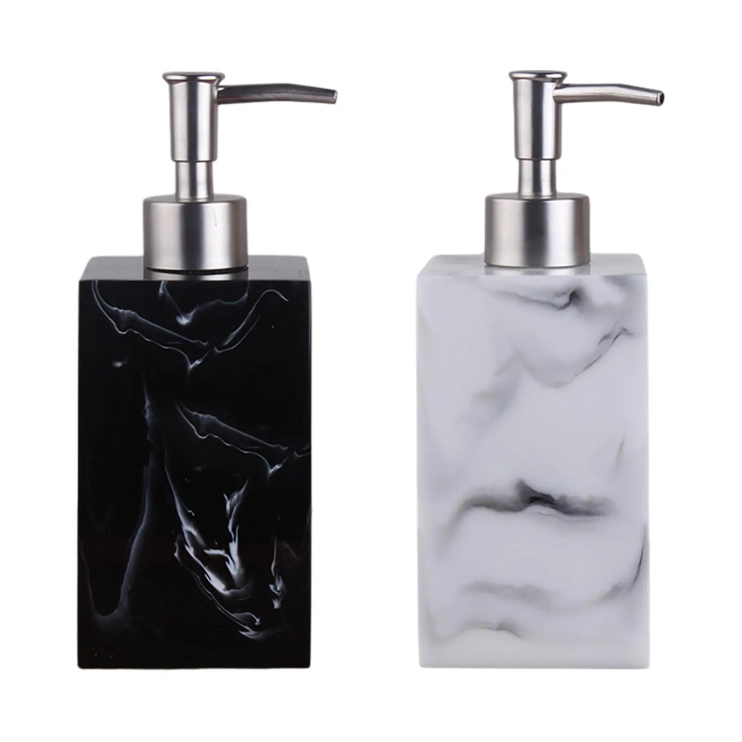 Marble Texture Manual Soap Dispenser Body Wash Dispenser for Home Kitchen