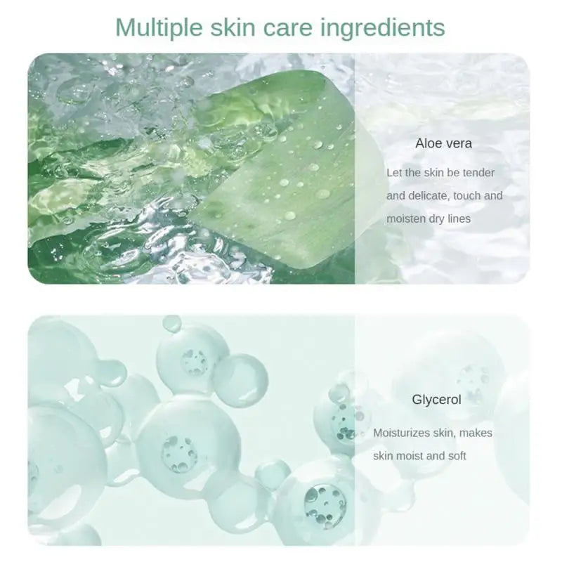 30/50g Aloe Vera Exfoliating Gel Moisturizing Aloe Extract Facial Cleansing Body Scrub Gel Purify Pores Smooth Tender Skin Care