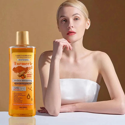 2pcs Turmeric Essential Oil Face & Body Anti Dark Spots Anti Aging 100% Natural Oil Skin Whitening And Hydrating Oil 400ml