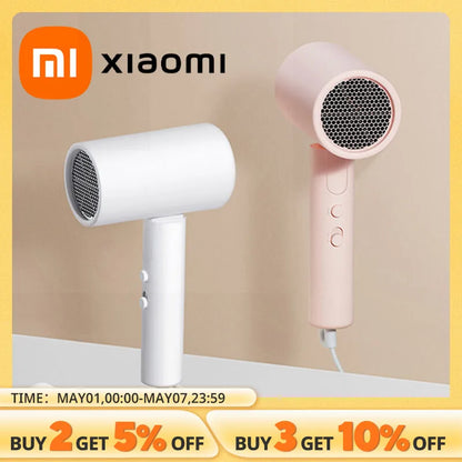 XIAOMI MIJIA Portable Anion Hair Dryer H101 Quick Dry Professinal Foldable 1600W 50 Million Negative Lons Home Travel Hair Care