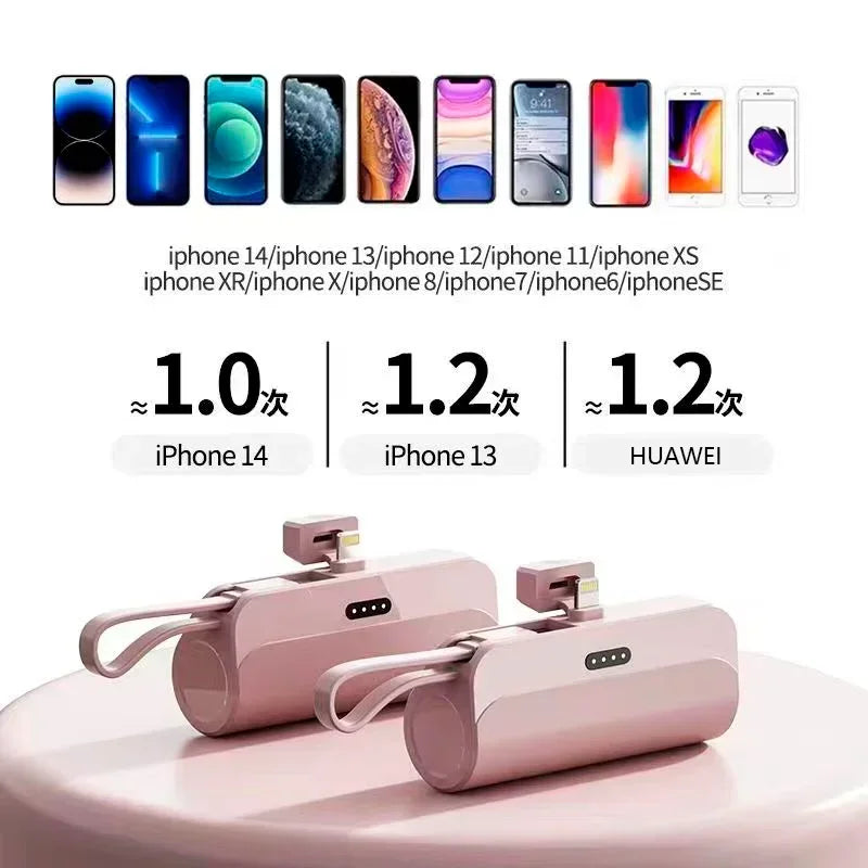 10000mAh Mini Power Bank 2 IN 1 Fast Charger | Grace Galeria