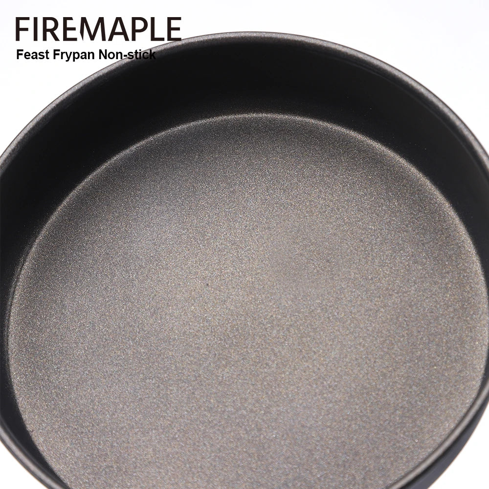 Fire Maple Feast Non-stick Camping Frying Pan Outdoor Hiking Skillet Lightweight Stick Free Cookware 0.9L 262G