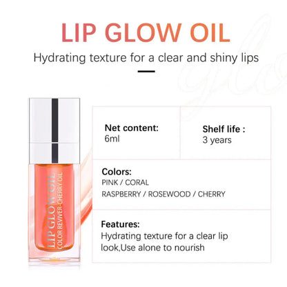 6ml Sexy Lip Oil Hydrating Plumping Lip Coat For Lipstick Lipgloss Tinted Lip Plumper Serum Bb Lips Glow Oil Treatment