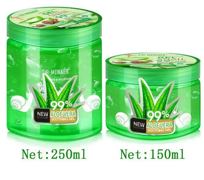 150/200/250ml Aloe Vera Gel Natural Snail Face Creams Moisturizer Acne Treatment Gel for Skin Repairing Smoothing Cream