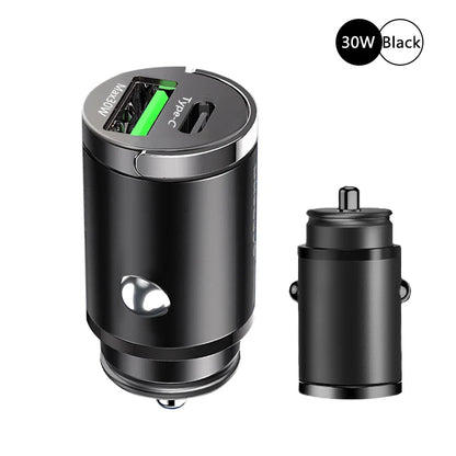 100W Mini Car Charger Lighter Fast Charging | Grace Galeria