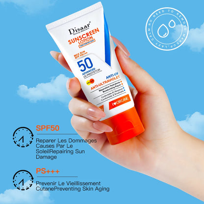 Disaar Facial Sunscreen SPF 50/60/90 UV Protective Sun Cream Moisturizing Skin Body Sunscreens Anti Sun Face Protection