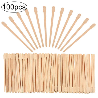 100PCS Wooden Hair Removal Stick | Grace Galeria