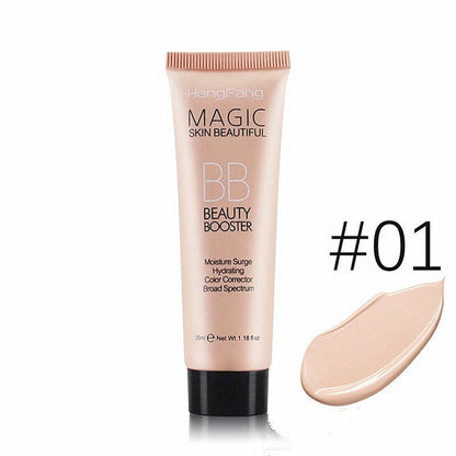 BB Cream Full Cover Face Base Liquid Foundation Makeup Waterproof Long Lasting Facial Concealer Whitening Cream Korean Make Up