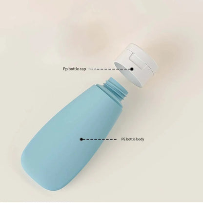 Morandi Tube Squeeze Bottle Portable Skin Care Products Dispensing Ottle Lotion Hand Cream Body Wash Travel Set Fill Empty