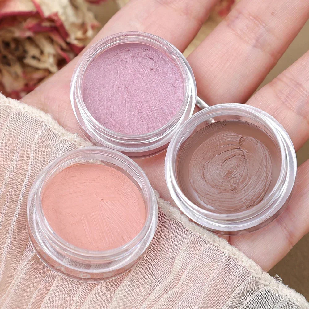 Matte Liquid Eyeshadow Cream Peach Pink Purple Blush Nude Brown Face Contour Waterproof Longlasting Eyeshadow Primer Base Makeup