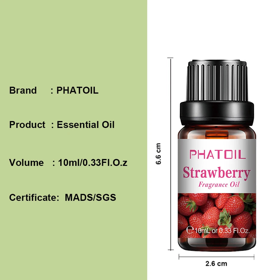 10ml 100ml Strawberry Flavoring Oil Mango Watermelon Pineapple Apple Grape Coconut Fragrance Oil for DIY-Homemade Soap Candle