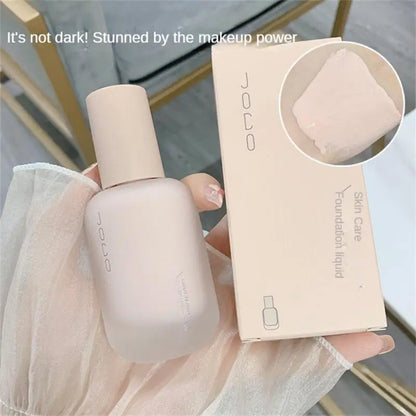 1PC Liquid Foundation Full Concealer Waterproof Base Brighten Whitening Cover Dark Circles Matte Face Foundation Makeup Cosmetic