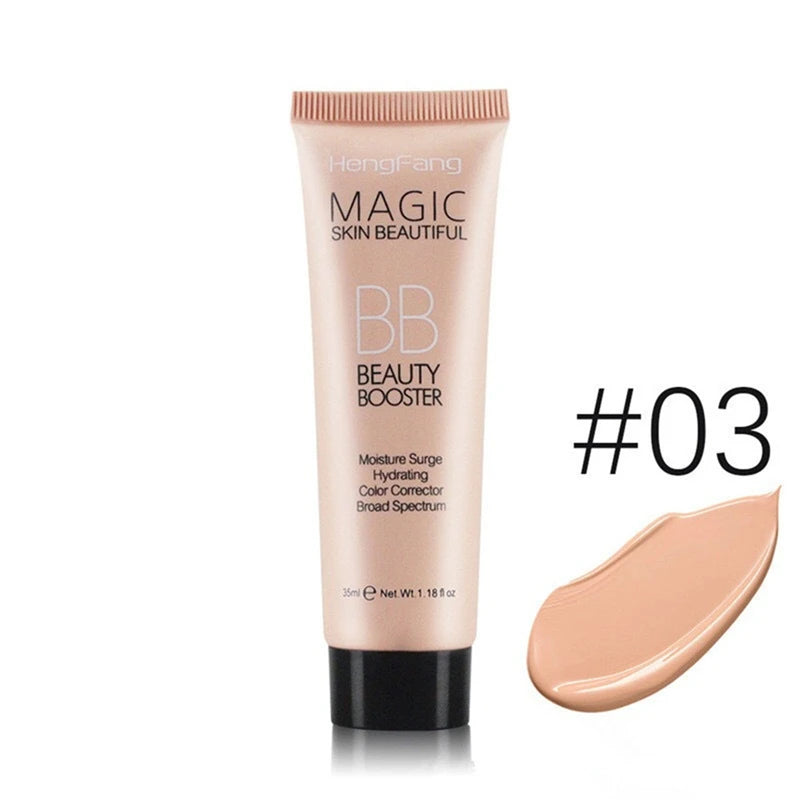 BB Cream Full Cover Face Base Liquid Foundation Makeup Waterproof Long Lasting Facial Concealer Whitening Cream Korean Make Up