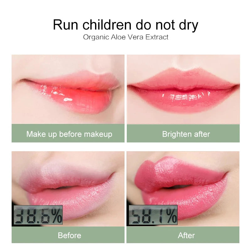 Aloe Vera Lipstick Color Changing Lip Balm Lasting Moisturizing Moisturizing Waterproof Temperature Change Lip Balm