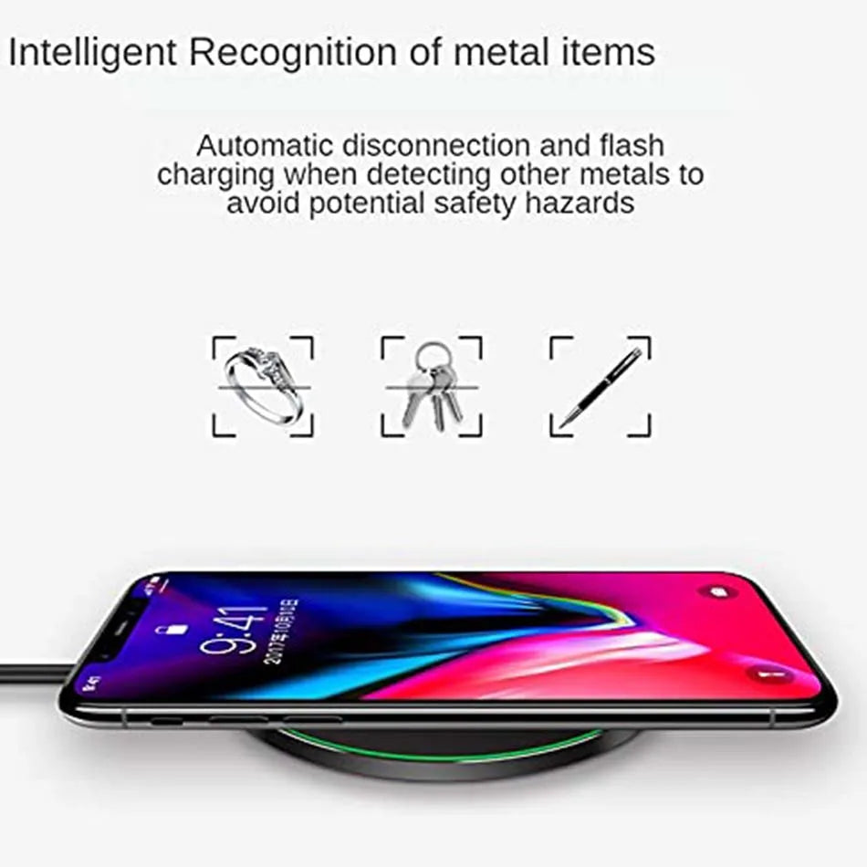 200W  Wireless Charger Pad For iPhone 14 13 12 15Pro XS Max Induction Fast Wireless Charging Station For Samsung Xiaomi Huawei