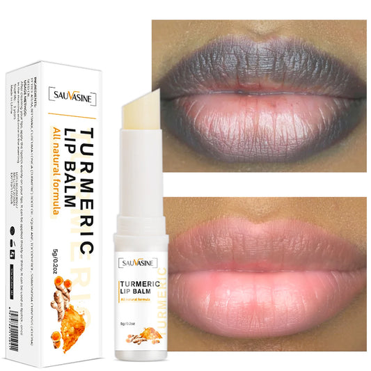 Remove Dark Lip Balm Turmeric Lightening Melanin Lip Gloss Exfoliating Clean Moisturizer Makeup Beauty Health Care Products