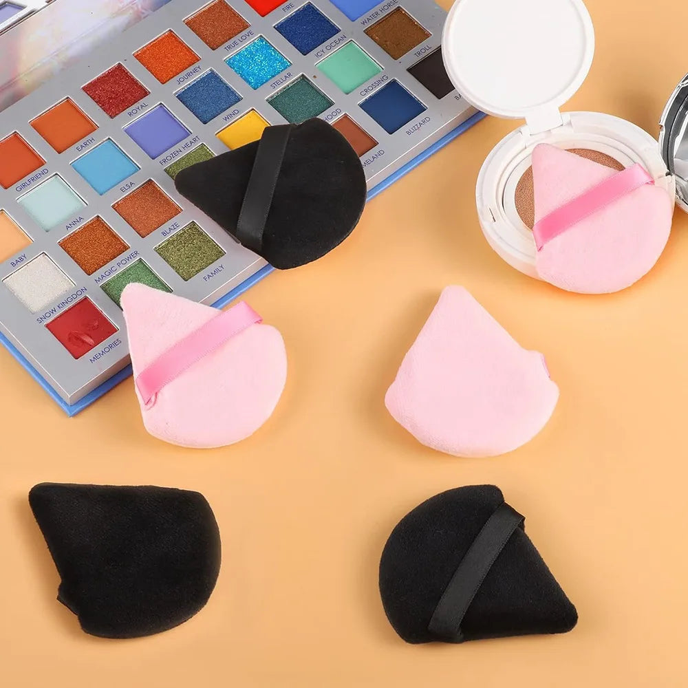 New Cosmetic Foundation Puff Mini Triangle Powder Puffs Women Beauty Reusable Sponge Washable Makeup Powder Accessories