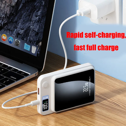 Miniso 2024 New 100000mAh Wireless Power Bank Magnetic Qi Portable Powerbank Type C Mini Fast Charger For iPhone Samsung MaCsafe