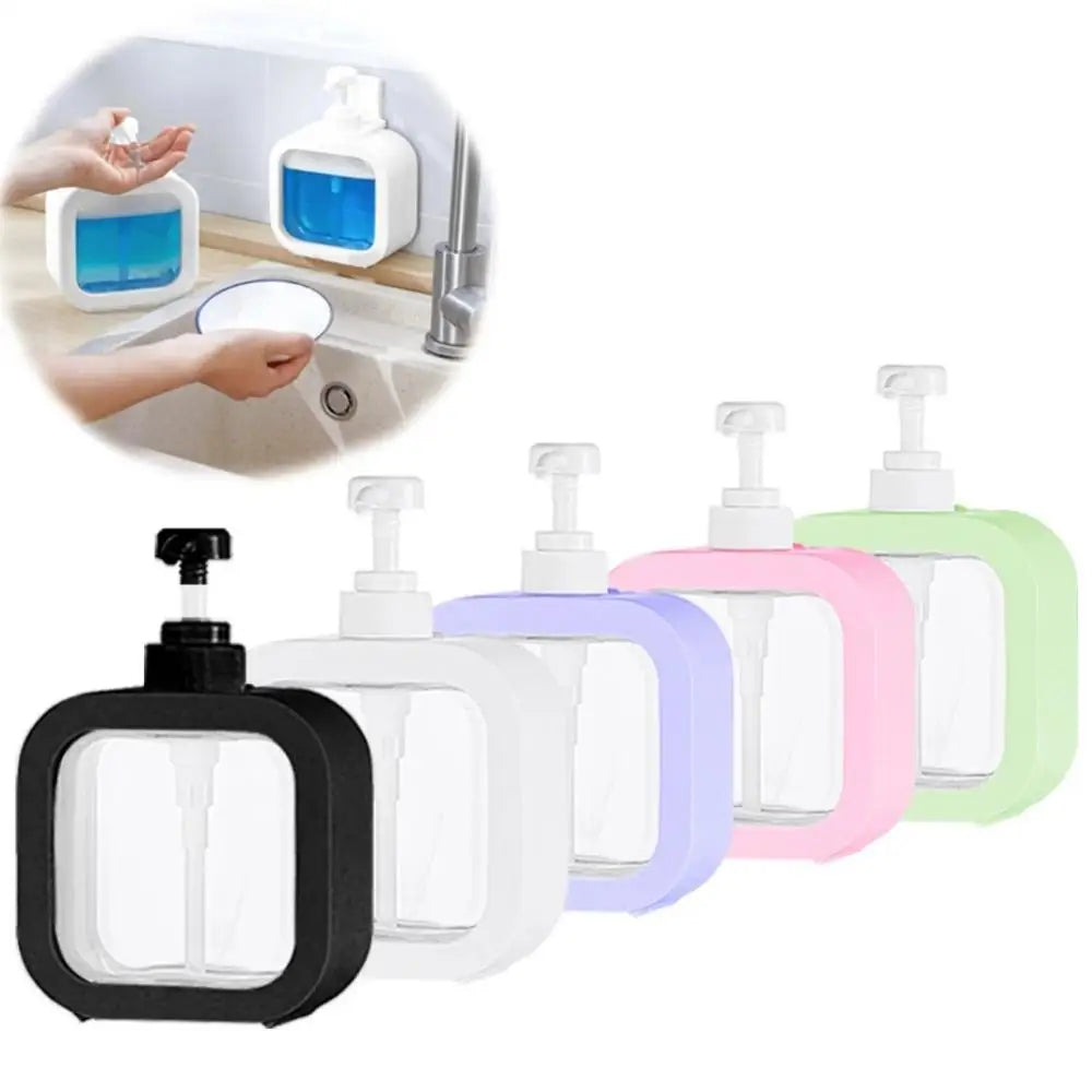 300/500ml Shampoo And Soap Dispenser kitche Soap gauge Refillable Lotion Holder Portable Bath Pump Bottle Bathroom Accessorie