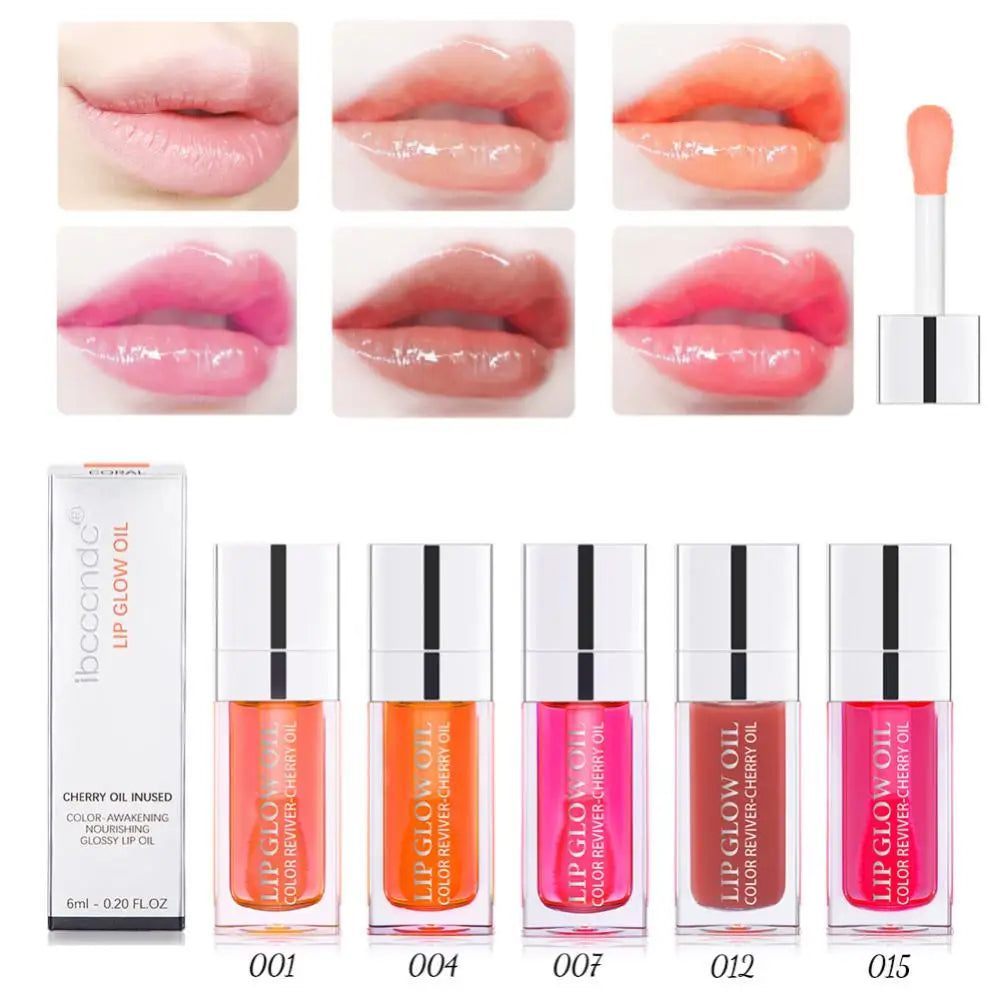 6ml Sexy Lip Oil Hydrating Plumping Lip Coat For Lipstick Lipgloss Tinted Lip Plumper Serum Bb Lips Glow Oil Treatment