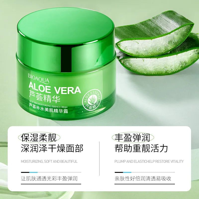 BIOAQUA Aloe Vera Moisturizing Face Cream skincare Repairing Nourishing Beauty Health Facial Cream Korean Skin Care Products