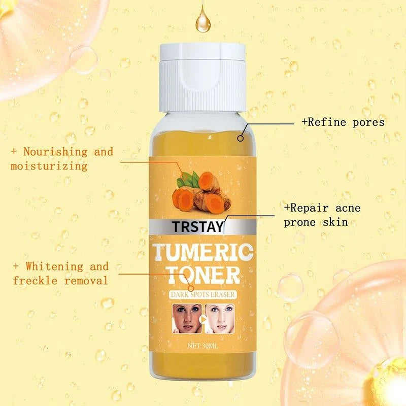 Turmeric Oil Deep Moisture Serums Brighten Fade Dark Spot Removal Pigment Melanin Correcting Beauty Face Skin Care