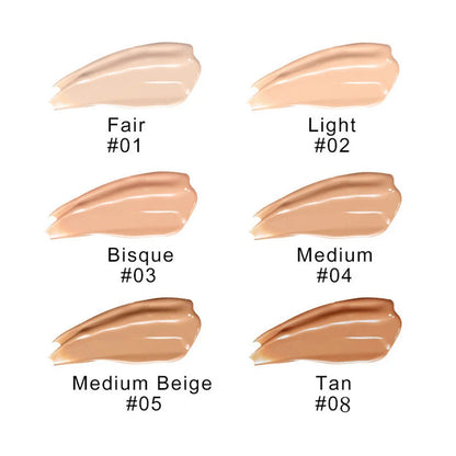 30ml SEPORA 6 Colors Matte Liquid Foundation Oil Control Waterproof Full Coverage Facial Natural Concealer Base Makeup Cosmetics