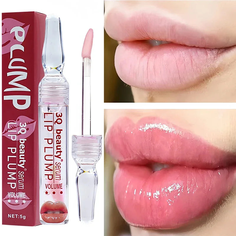 Lip Plump Serum Increase Lip Elasticity Reduce Fine Lines Instant Volumising Essential Oil Repair Nourish Sexy Beauty Lip Care