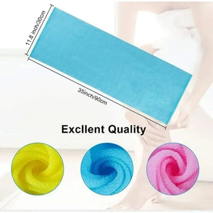 1pc Beauty Skin Exfoliating Cloth Washcloth Japanese Body Wash Towel Nylon Bath Towel Skin Polishing Towel Body Back Scrubber