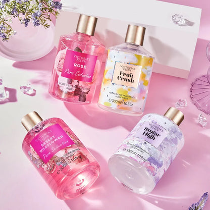 300ml Fragrant Shower Gel Velvet Petals Water KissLasting Fragrance Secret Words of Love Perfume Hombre  카마그라  Body Wash